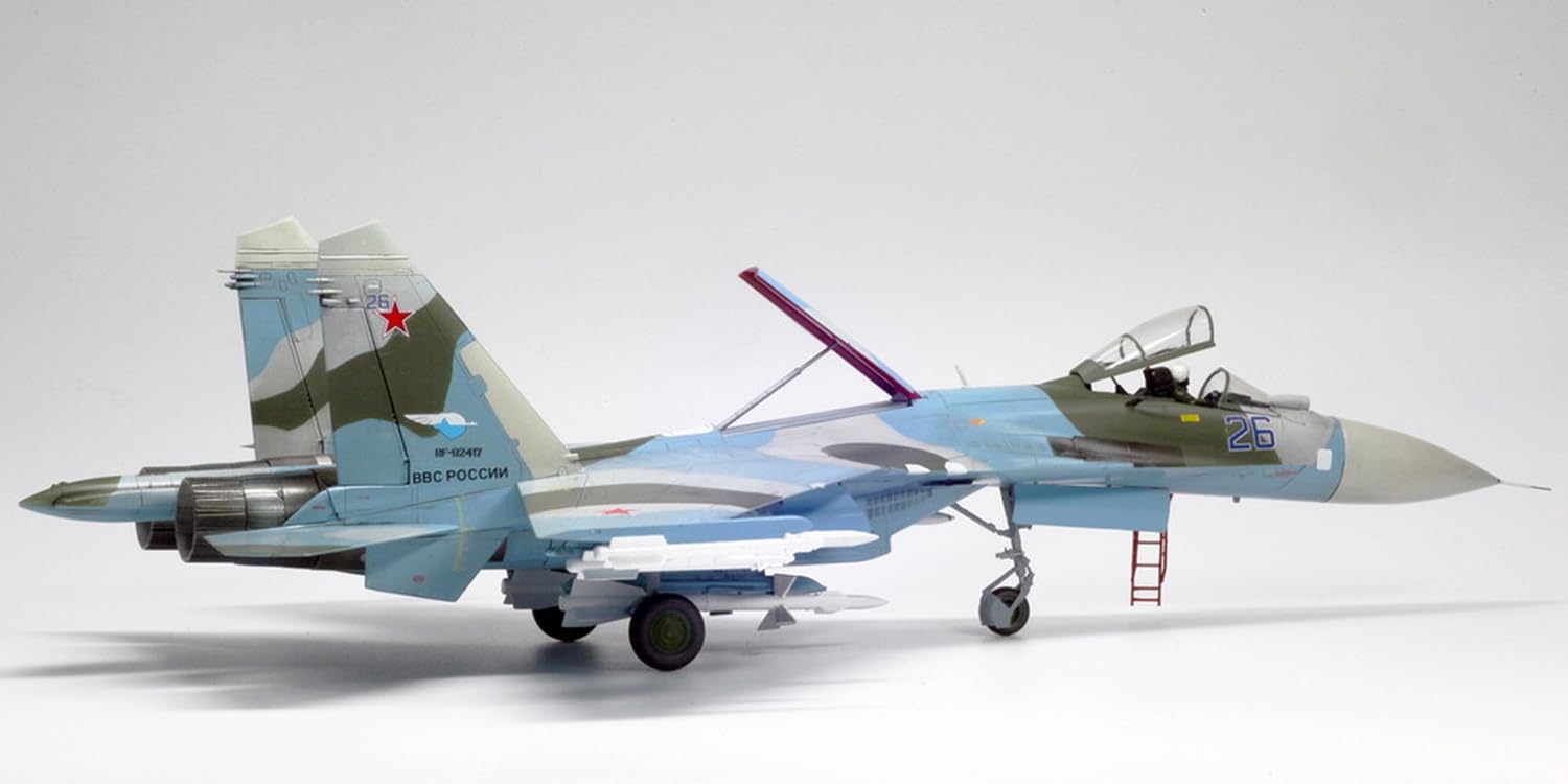 Amazon | プラッツ 1/72 航空模型特選シリーズ ロシア空軍 Su-27SM